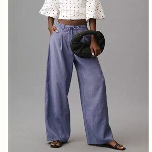 Brand New Maeve Seamed Wide-Leg Track Pants